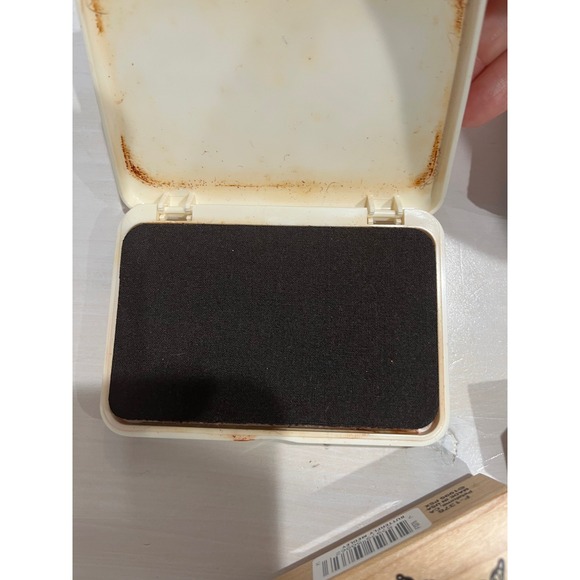 Hero Arts Rubber Stamps Lot Holiday‎ Floral Butterfly Archival Ink Sepia - Picture 3 of 6